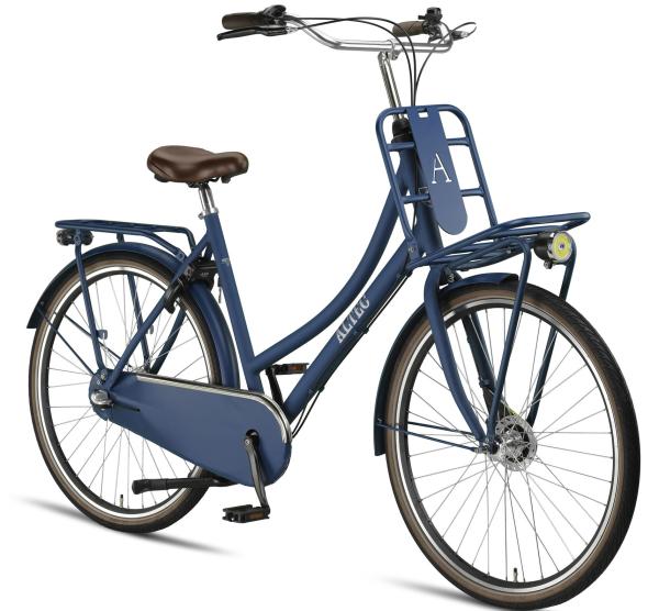 Hollandrad Retro Damen 28 Zoll 50 cm Mystic Blau, 3 Gang